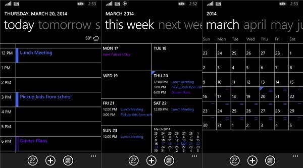 Kalender - Screenshots