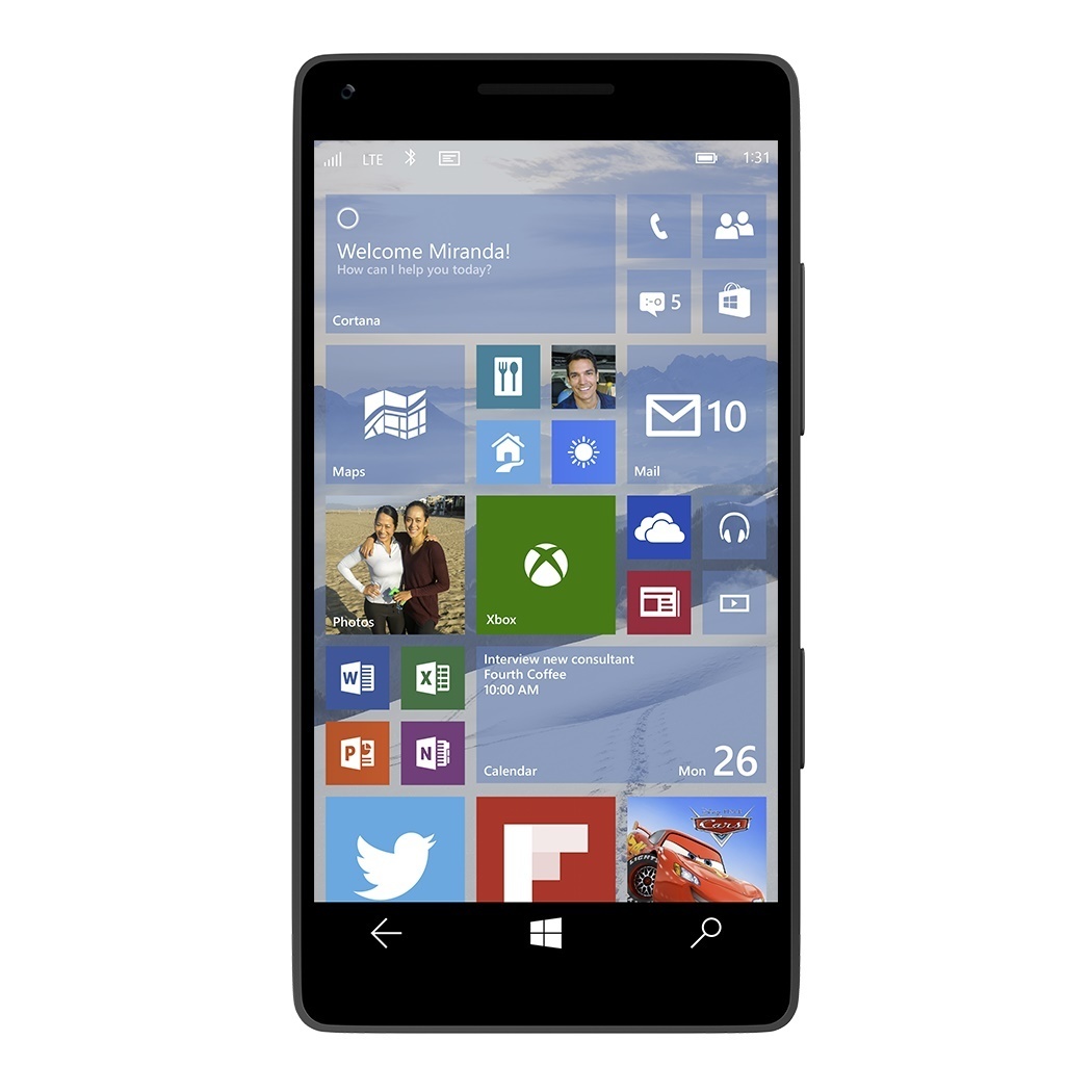 Windows 10 Smartphones Startbildschirm