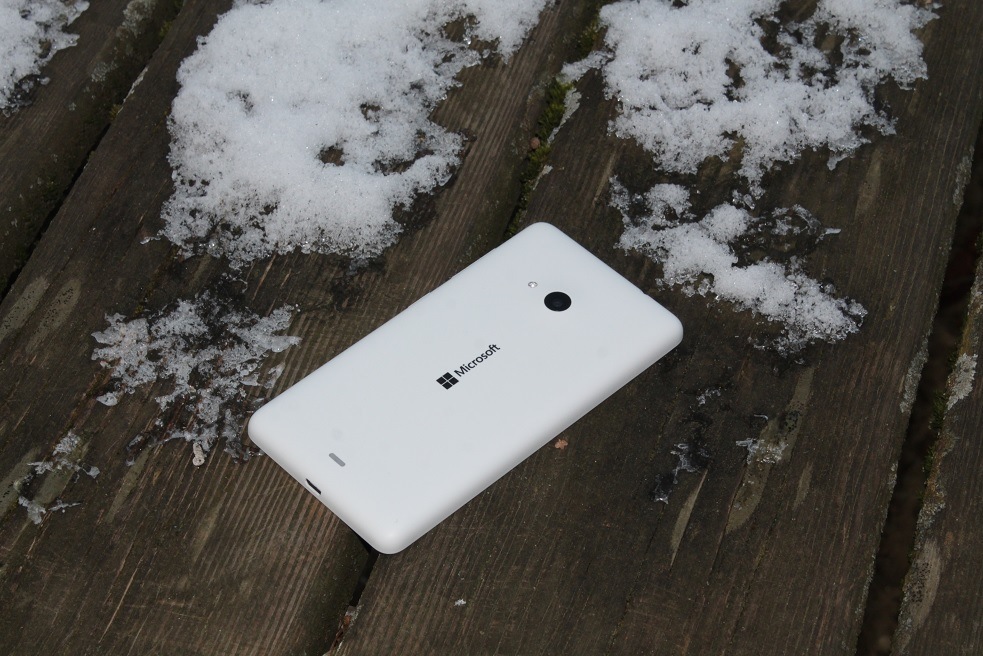Microsoft Lumia 535 weiß white back