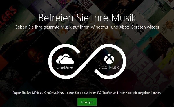 Xbox Music OneDrive