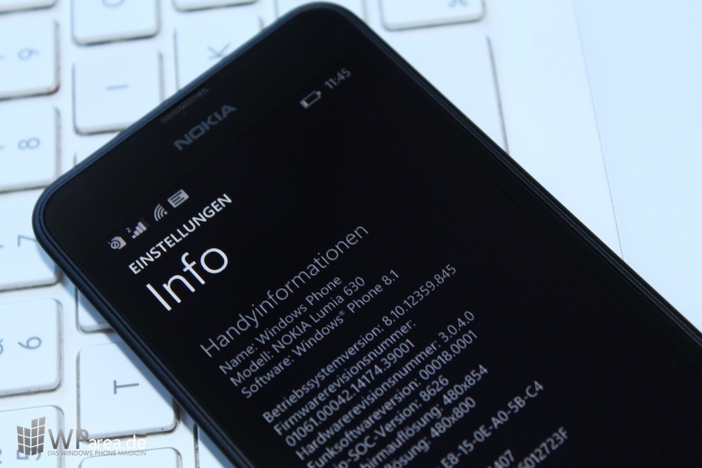 Nokia Lumia 630 Info Windows Phone 8.1