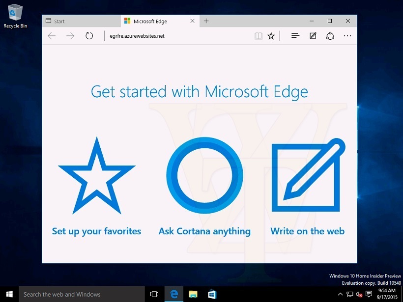 Windows 10 Build 10540 Microsoft Edge Help