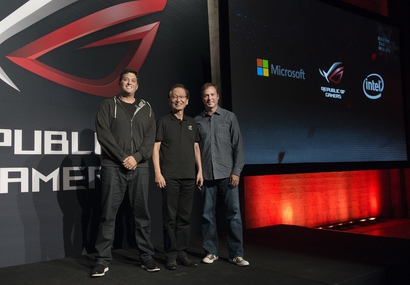 ASUS CEO Microsoft VP Gaming 2015