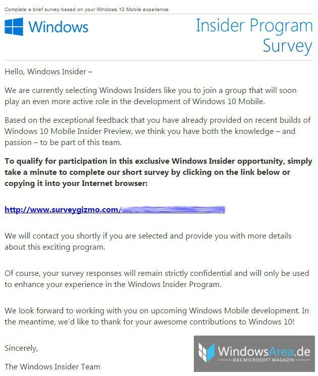 Windows 10 Mobile-Tester