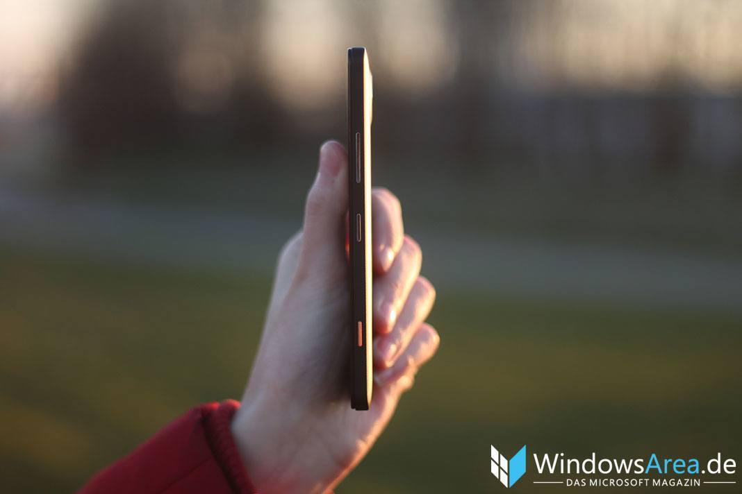 Microsoft Lumia 950 Review Seite Buttons