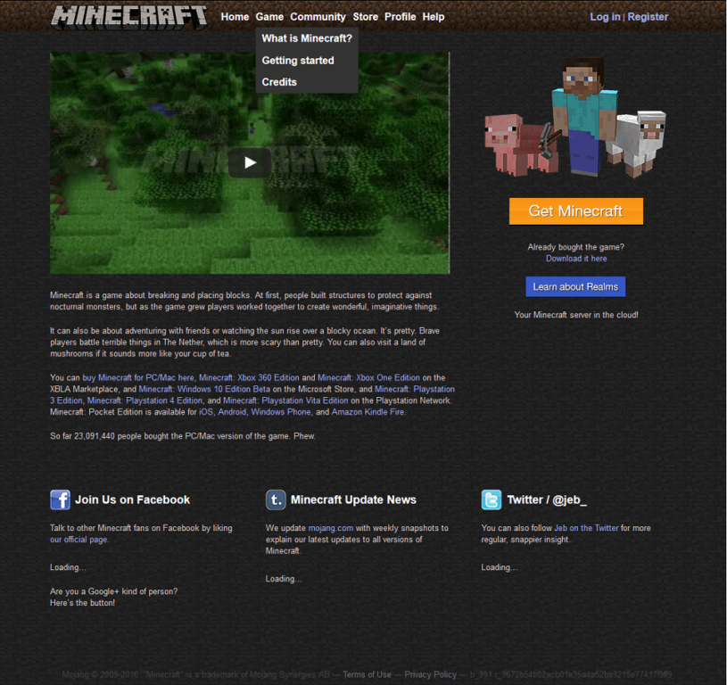 Minecraft.net alt