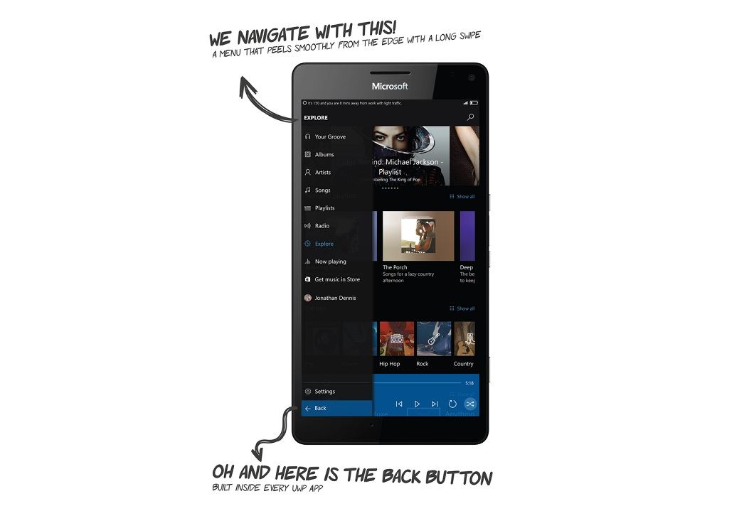 Windows 10 Mobile Konzept 1