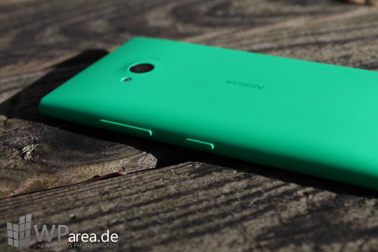 Lumia Lumia 735 grün green review back seite side