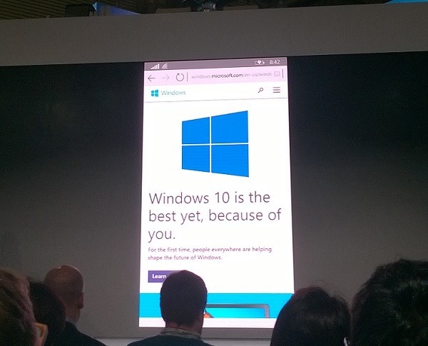 Windows 10 Smartphone Browser Project Spartan