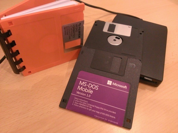 MS DOS Mobile Disketten