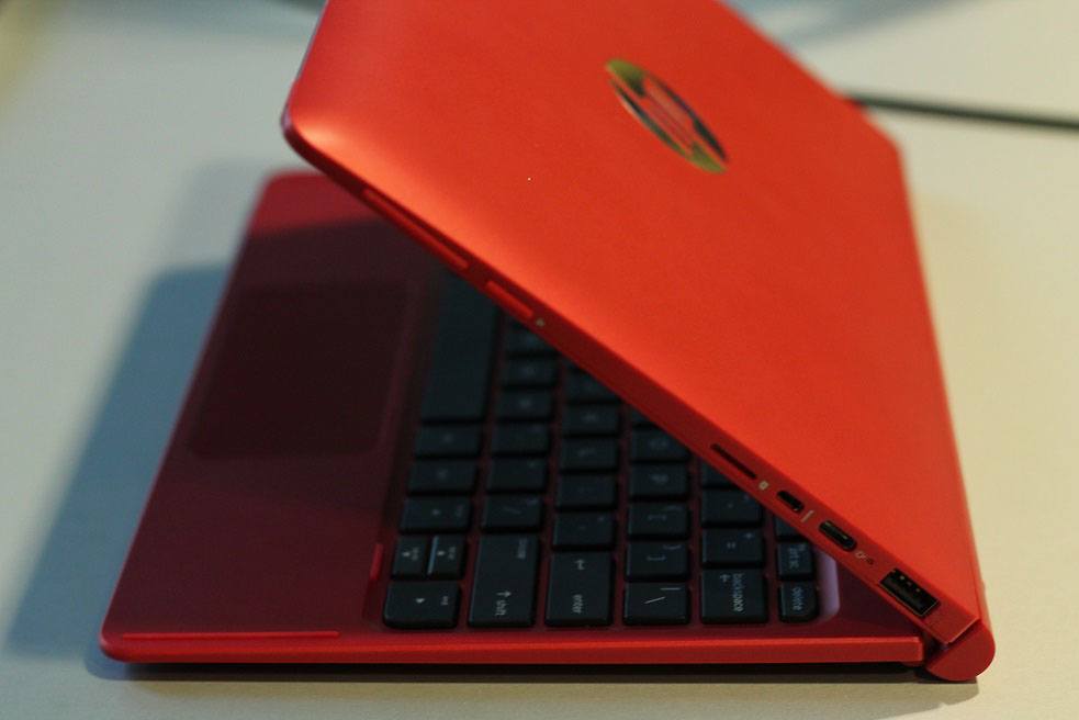 HP Pavilion x2 2015 Hands-On rot seite