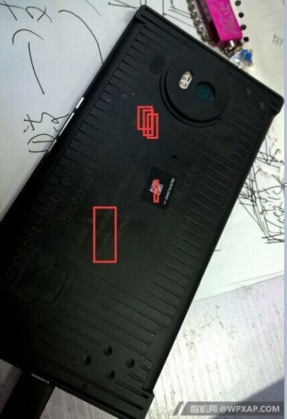 Microsoft Lumia 950 Prototyp Leak Rückseite