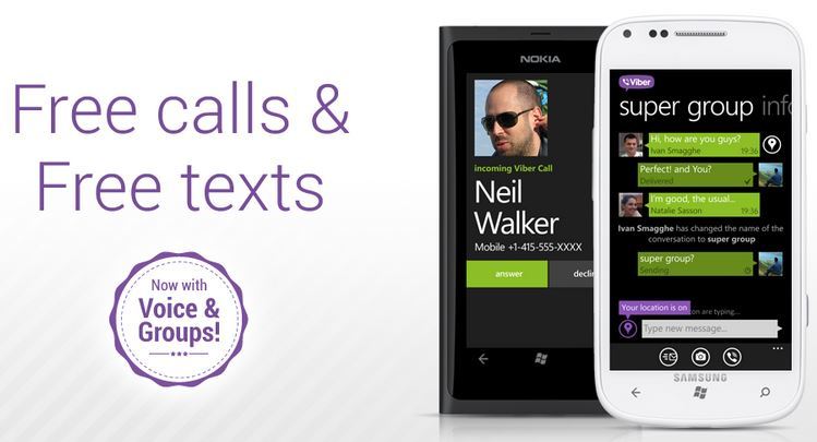 Viber erhält Internettelefonie in HD-Qualität und Gruppenchat für alle Nokia Lumia Geräte