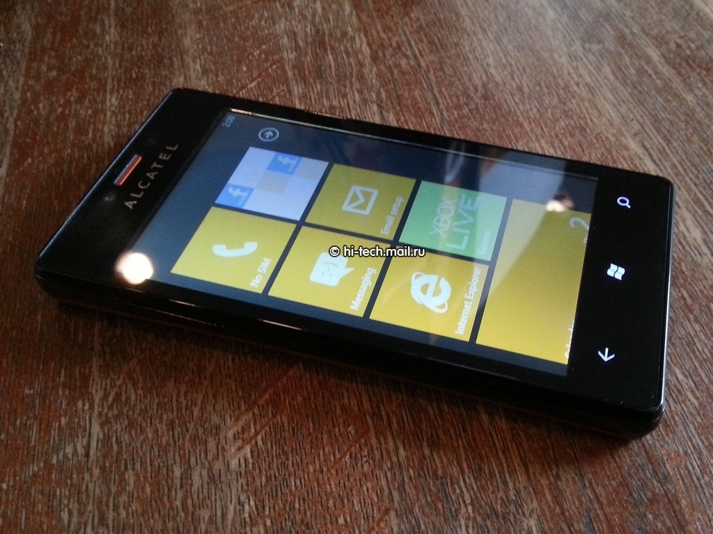 Alcatel Windows Phone 7.8 Gerät aufgetaucht