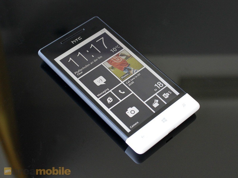 Aufnahme des HTC 8S im "High Contrast"-Modus