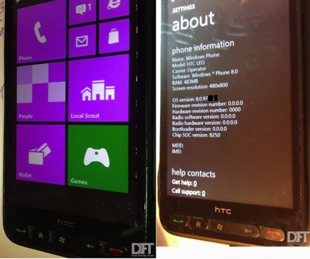 Das Windows Phone, das niemals ausstirbt - HTC HD2 mit WP8 gesichtet