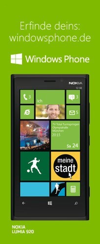 Nokia Lumia 920 Gewinnspiel zum TV Total Turmspringen