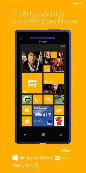 [Update] Erste Windows Phone 8 Werbung mit Unterstützung von Bilbo Beutlin aus "Der Hobbit"