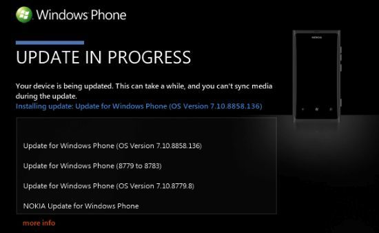 [Update] Nokia Lumia 800 erhält Windows Phone 7.8 Update via Zune