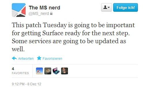 Gerücht: Microsoft Surface erhält am kommenden Dienstag wichtige Updates
