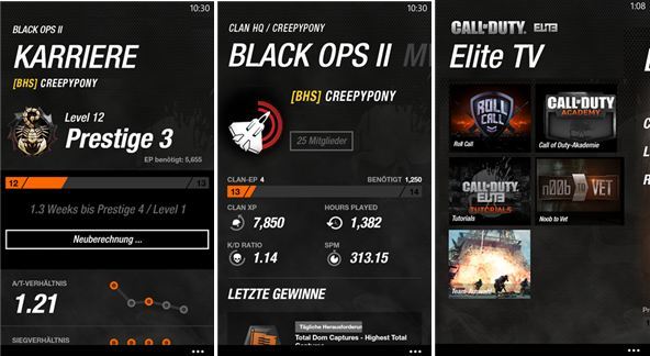 Call of Duty Elite App für Windows Phone 8 jetzt verfügbar