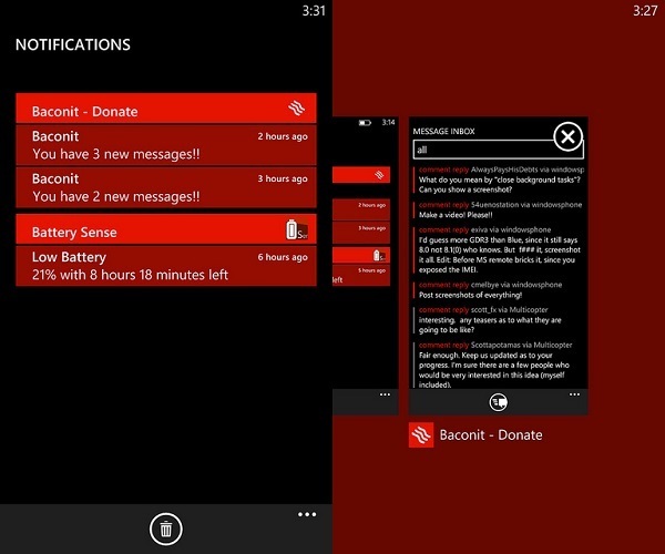 [Update] Screenshots zum Notification Center und vielen weiteren Funktionen für Windows Phone 8 aufgetaucht