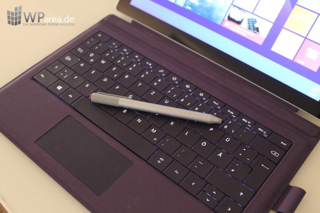 Surface Pro 3 Tastatur Backlit