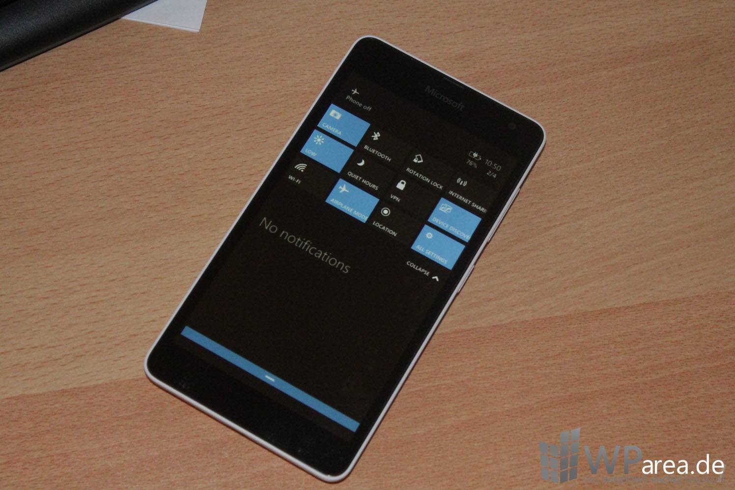 Windows 10 für Smartphones: Screenshots der Vorschauversion aufgetaucht