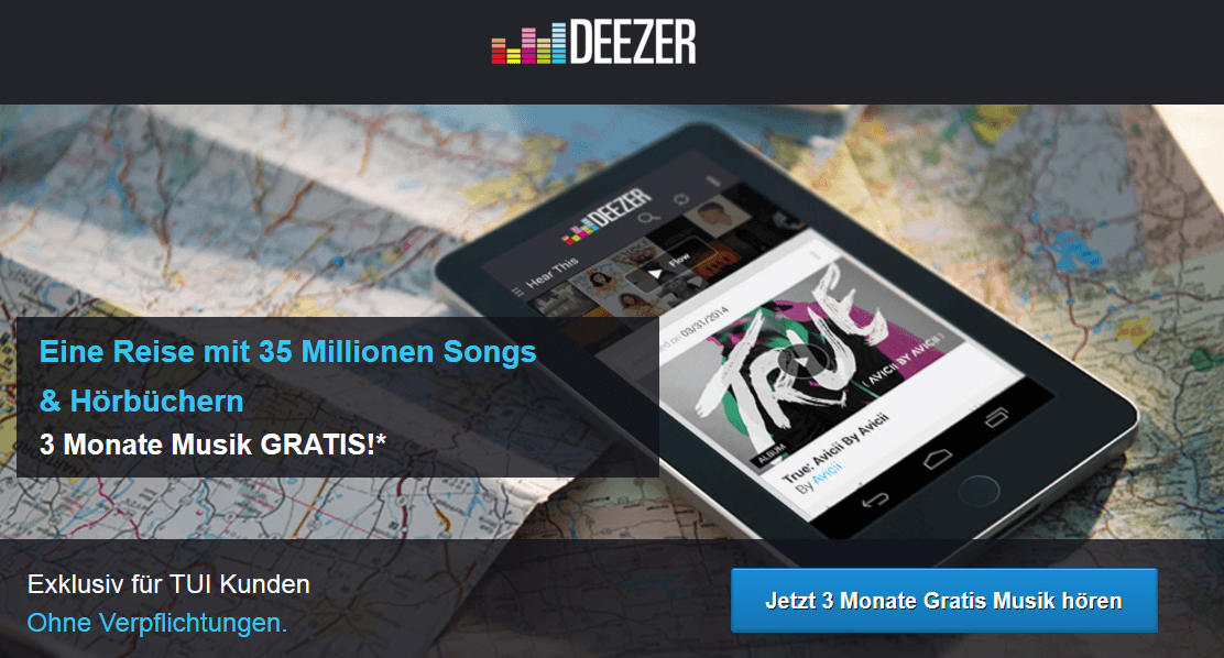 Sonntagsschnäppchen: Deezer Premium 3 Monate lang kostenlos nutzen