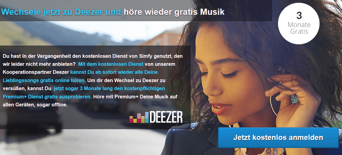 Deezer Premium wieder einmal 3 Monate lang gratis nutzen