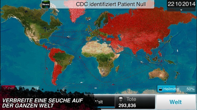 [Jetzt auch für Windows 8/RT] Plague Inc. für Windows Phone 8.1 erhältlich