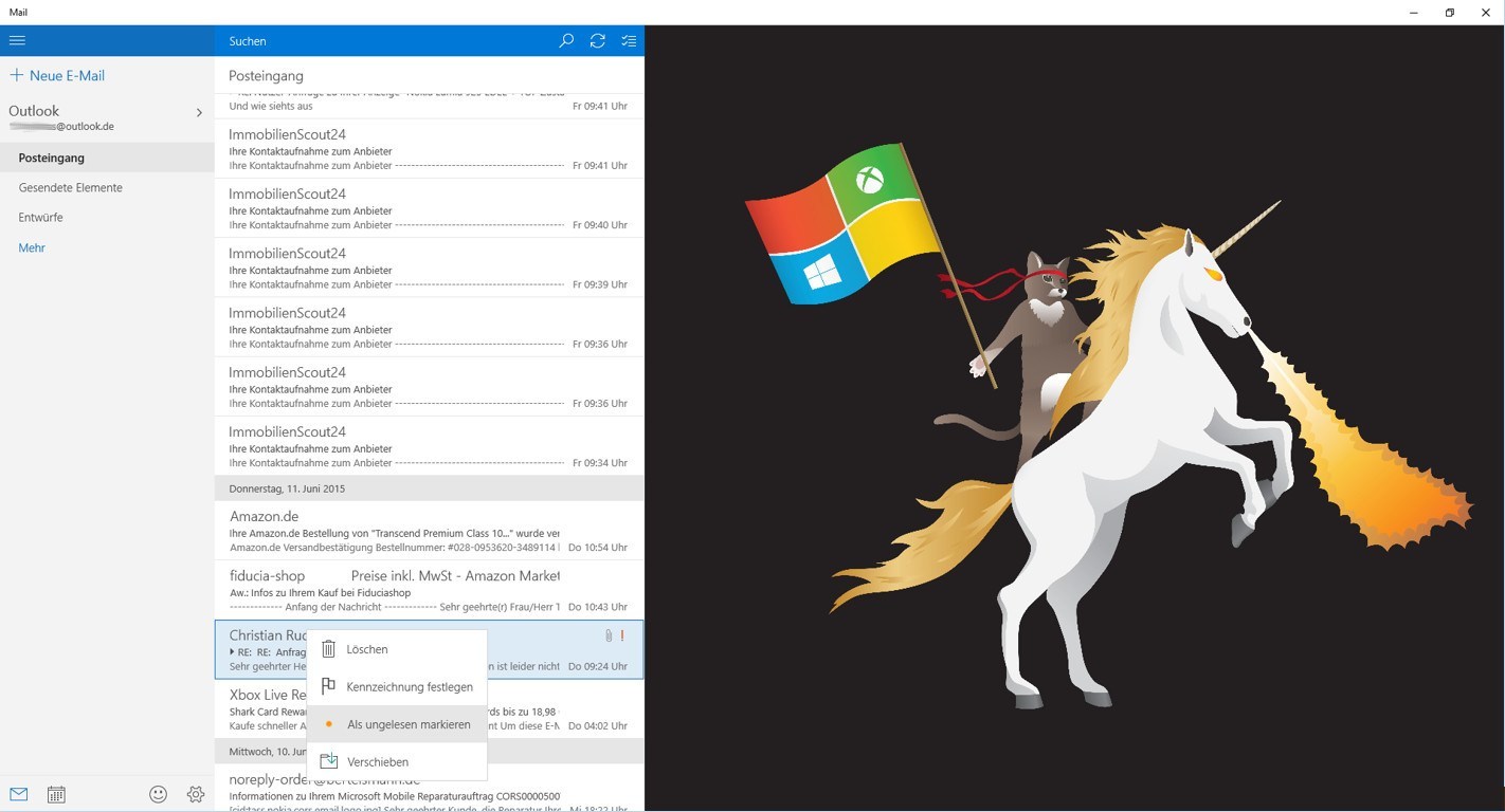 Anleitung: Posteingang mit Relevanz deaktivieren in Windows 10 Mail-App