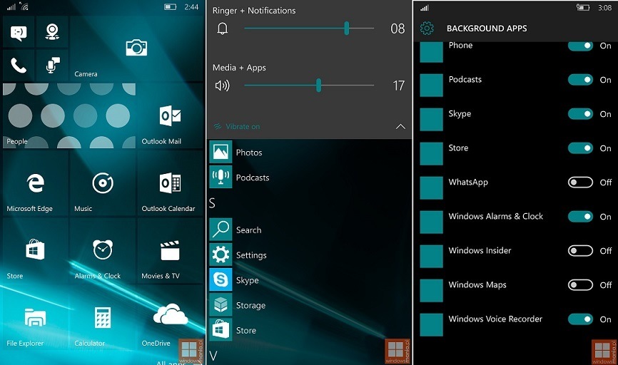Screenshots zu Windows 10 Mobile Build 10162 durchgesickert