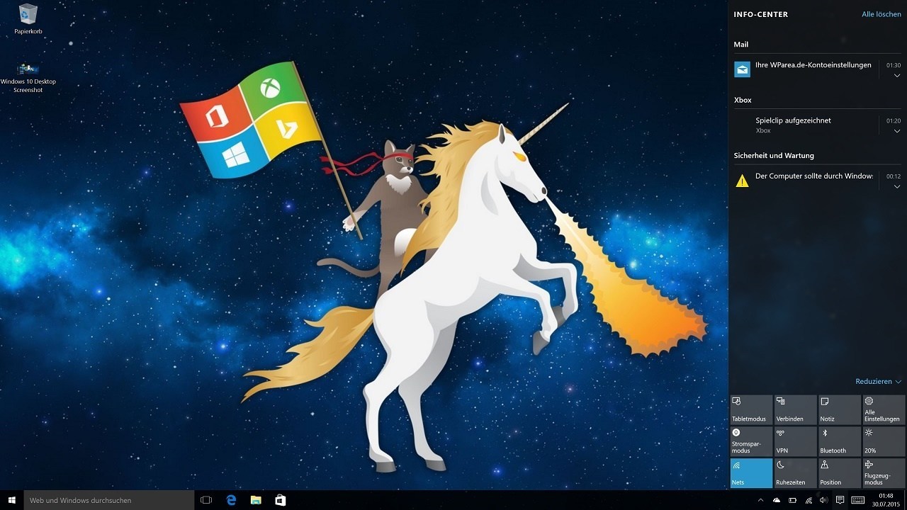 Windows 10 Desktop Info-Center