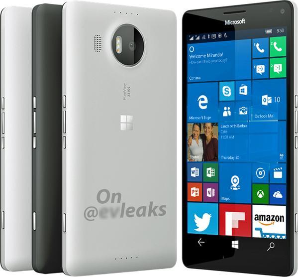 Microsoft Lumia 950 XL Evleaks