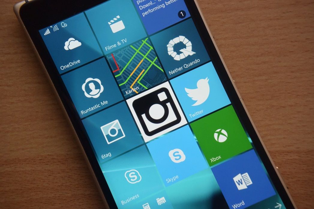 Instagram Windows 10 Mobile Live Tile