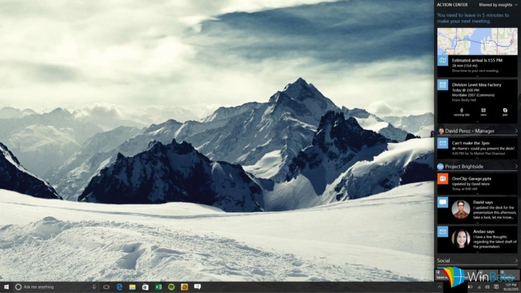 Windows 10 Info-Center soll mit Redstone Karten-basiertes Design erhalten