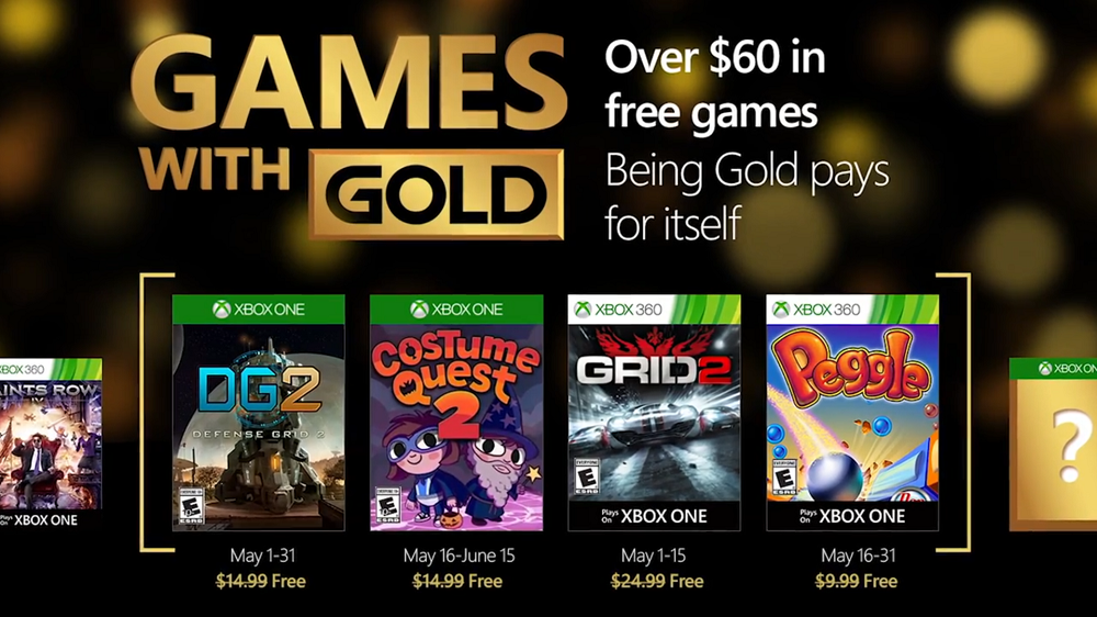 Gratis Xbox Live-Games mit Gold für Mai 2016