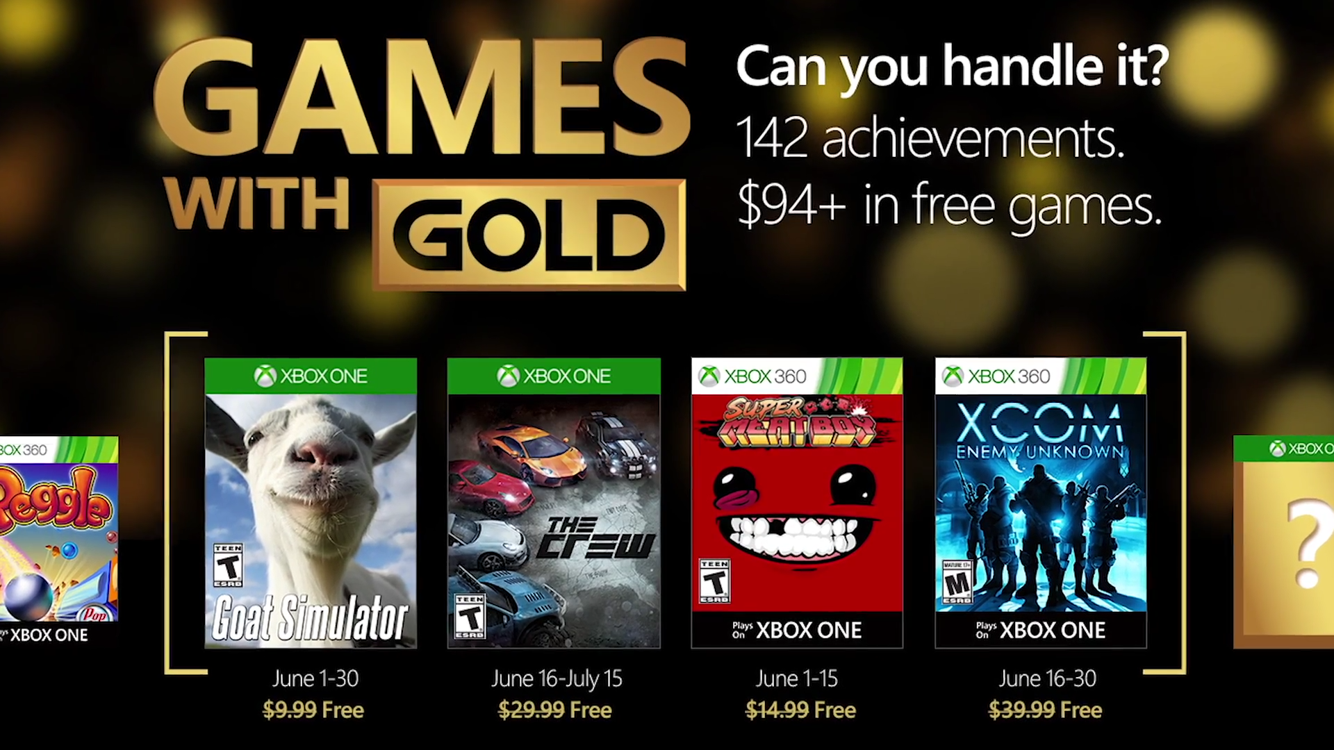 Gratis Xbox Live Games mit Gold für Juni 2016 angekündigt