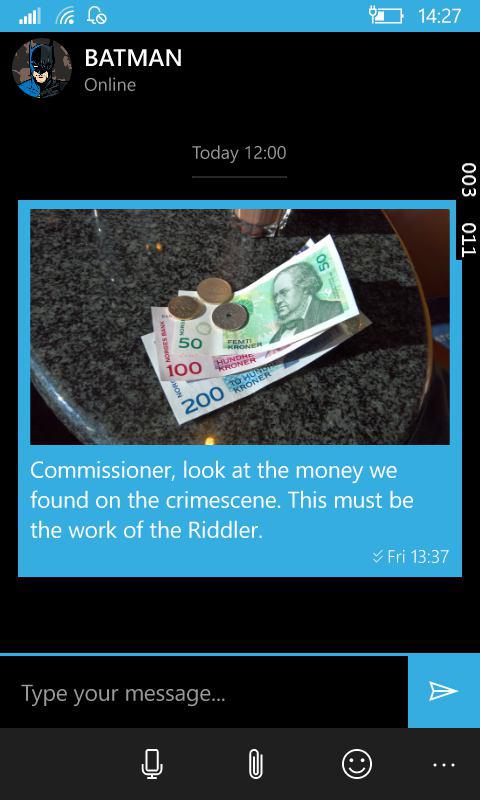 Telegram Messenger Unigrem Screenshot Smartphone