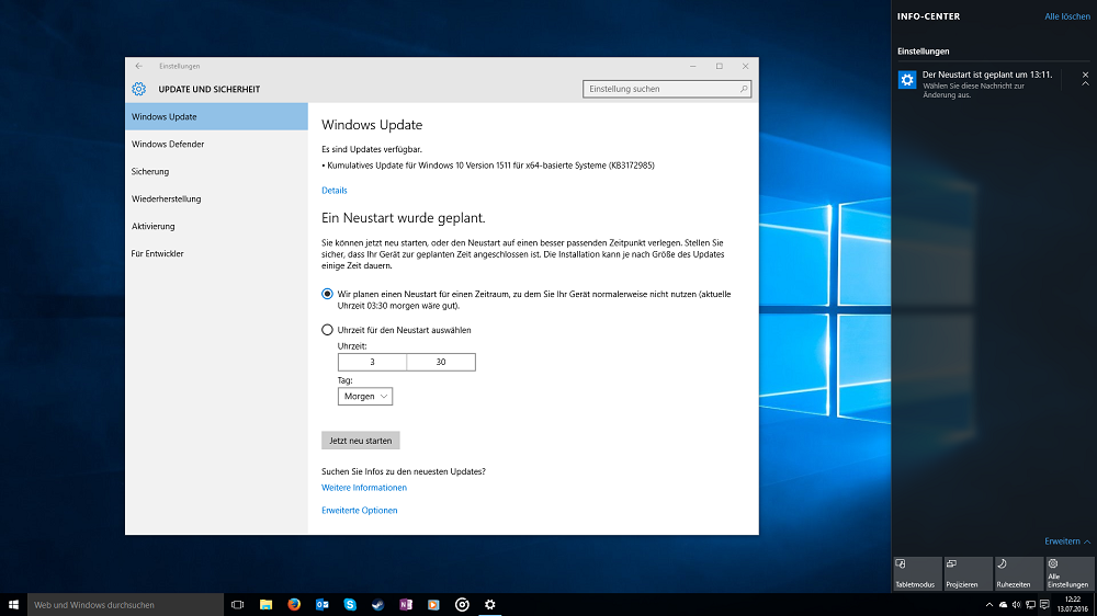 upgrade to windows 10 pro version 1511 10586 cant install