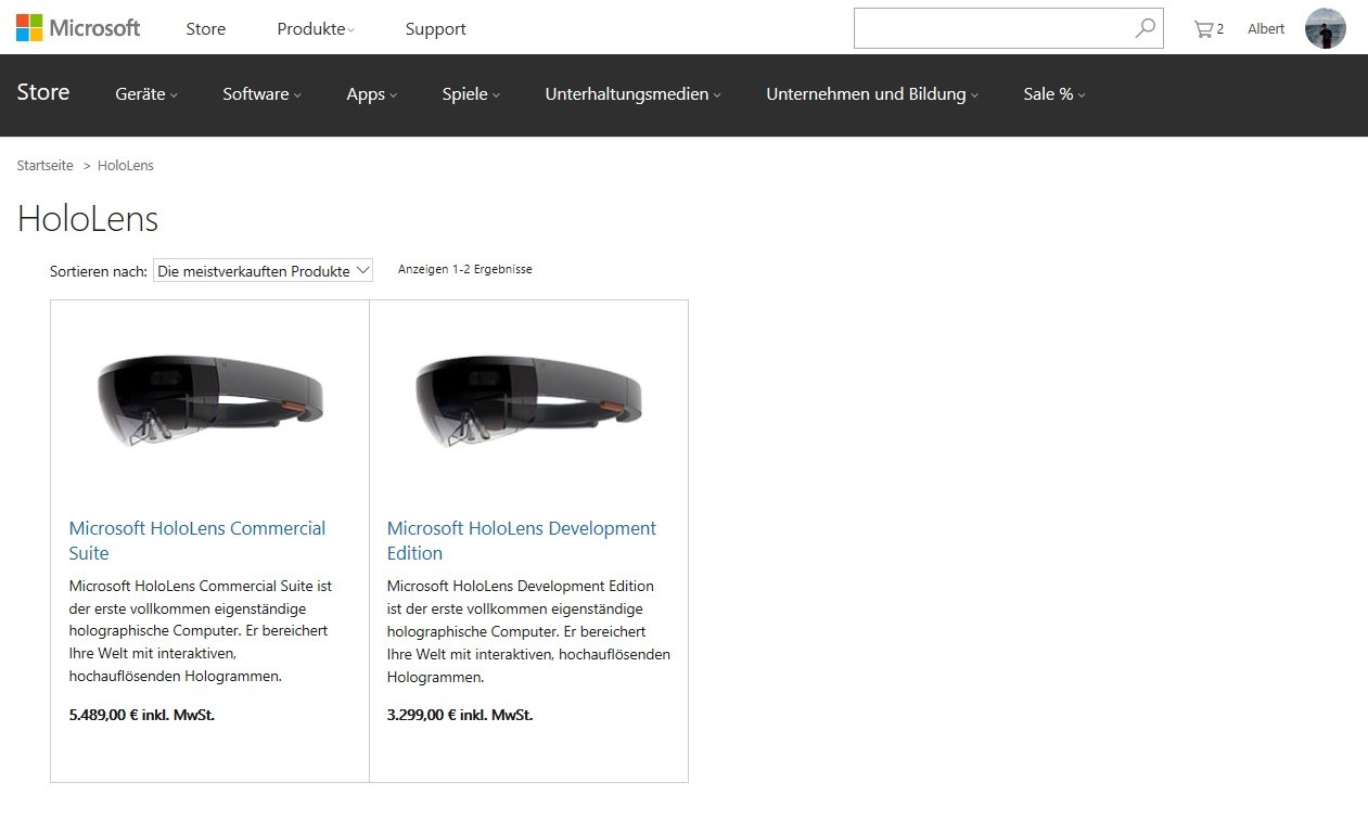 Microsoft HoloLens ist ab sofort in Deutschland vorbestellbar