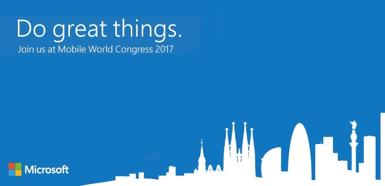 Microsoft wird am Mobile World Congress 2017 anwesend sein