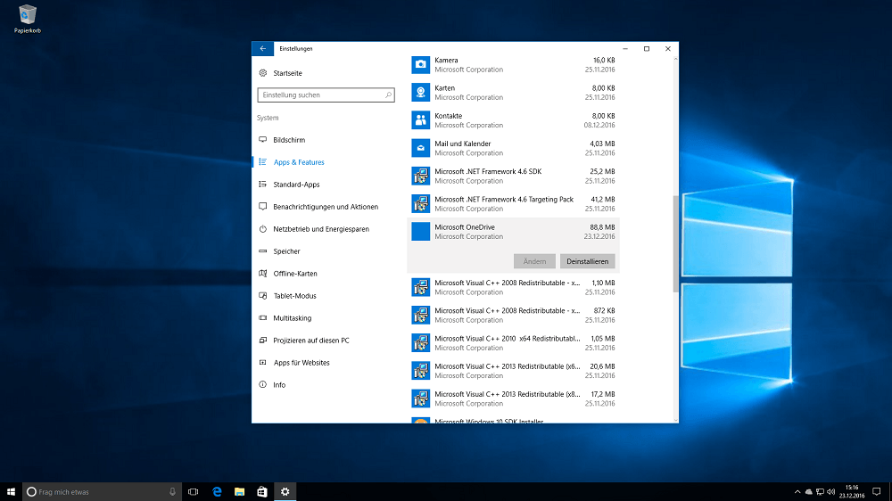 Anleitung: OneDrive aus Windows 10 deinstallieren und vollständig entfernen
