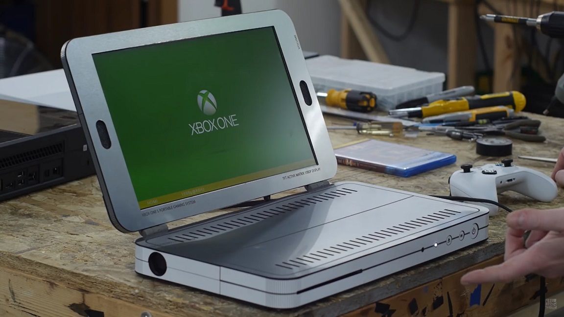 Bastler baut einen "portablen" Xbox One S Laptop