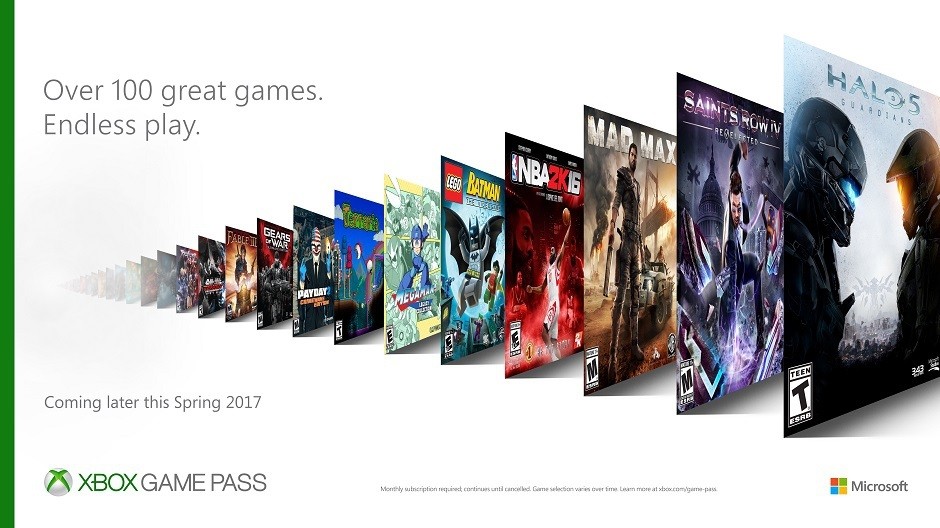 Xbox Game Pass: Microsoft startet im Frühling neuen Spiele-Aboservice