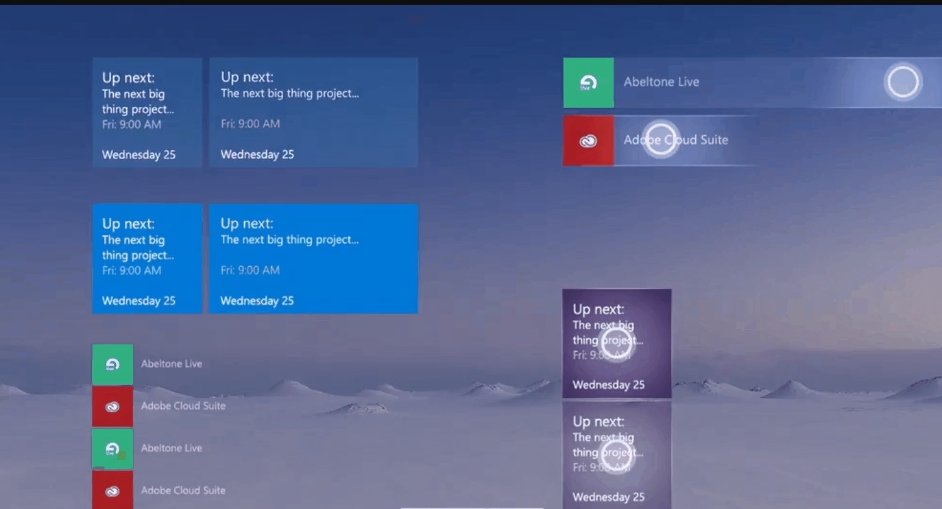 Neue Bilder zeigen Project NEON-Designsprache unter Windows 10