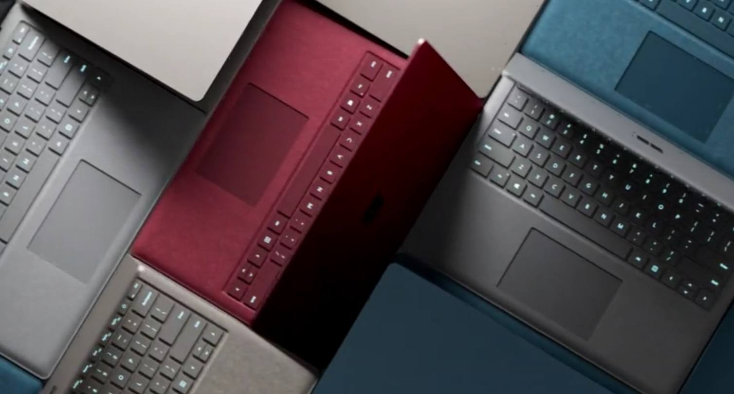 Surface Laptop in Farbe kommt für Core i7-Modelle