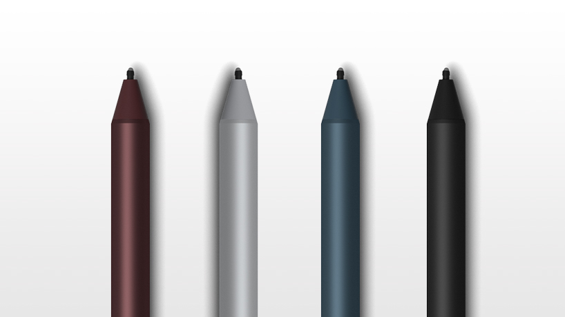 Vorbestellen: Neuer Surface Pen in Burgundy, Cobald Blue und Schwarz mit 4096 Druckstufen & Unterstützung für Neigung