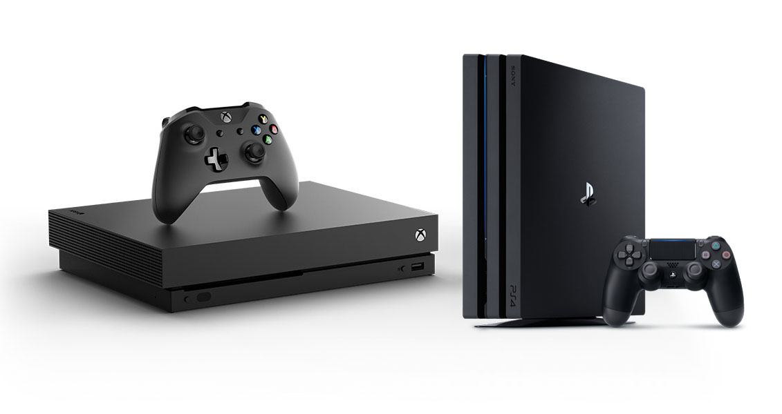 Hardware-Vergleich: Xbox One X gegen PlayStation 4 Pro
